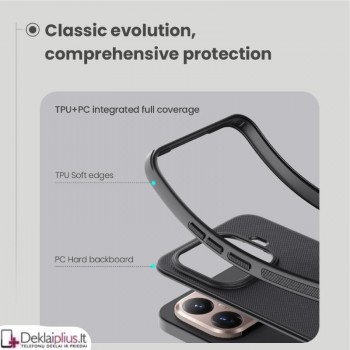 Nillkin Frosted shield plastikinis dėklas - juodas (Xiaomi 15T Pro) Nillkin Frosted shield plastikinis dėklas - juodas (Xiaomi 15T Pro)